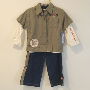Boys 3 Piece Outfit, Size 3T, New With Tags